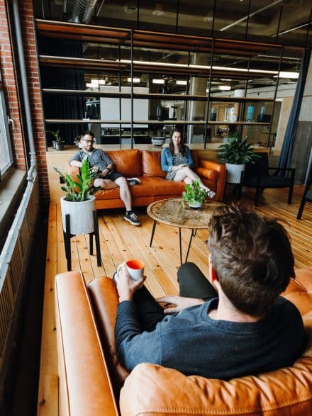 L’équipe à nos bureaux